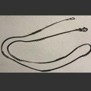 Elegant Italian Sterling Silver Necklace